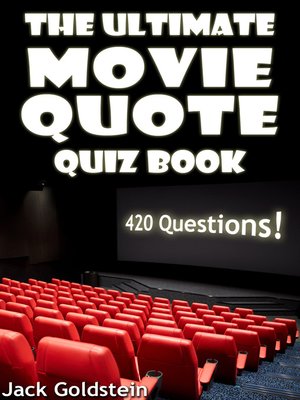 cover image of The Ultimate Movie Quote Quiz Book